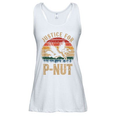 Justice For Peanut P’Nut Pnut Squirrel Lover Ladies Essential Flowy Tank