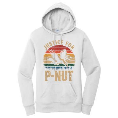 Justice For Peanut P’Nut Pnut Squirrel Lover Women's Pullover Hoodie