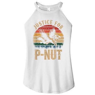 Justice For Peanut P’Nut Pnut Squirrel Lover Women's Perfect Tri Rocker Tank