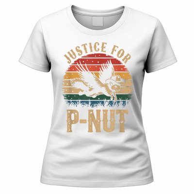 Justice For Peanut P’Nut Pnut Squirrel Lover Women's T-Shirt