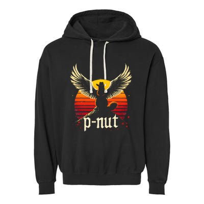 Justice For Peanut P’Nut Pnut Squirrel Lover Garment-Dyed Fleece Hoodie