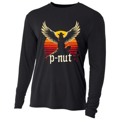 Justice For Peanut P’Nut Pnut Squirrel Lover Cooling Performance Long Sleeve Crew