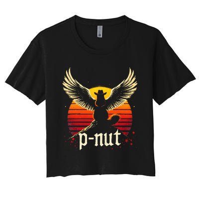 Justice For Peanut P’Nut Pnut Squirrel Lover Women's Crop Top Tee