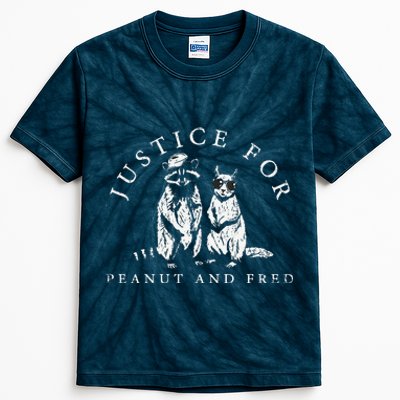 Justice For Peanut And Fred Animal Rights Activism Kids Tie-Dye T-Shirt