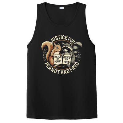 Justice For Peanut And Fred Peanut Squirrel Fred Raccoon PosiCharge Competitor Tank