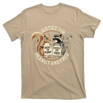 Justice For Peanut And Fred Peanut Squirrel Fred Raccoon T-Shirt