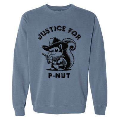 Justice For Pnut Special Squirrel Pnut Squirrel Garment-Dyed Sweatshirt