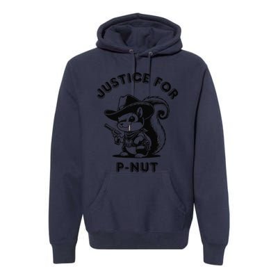 Justice For Pnut Special Squirrel Pnut Squirrel Premium Hoodie