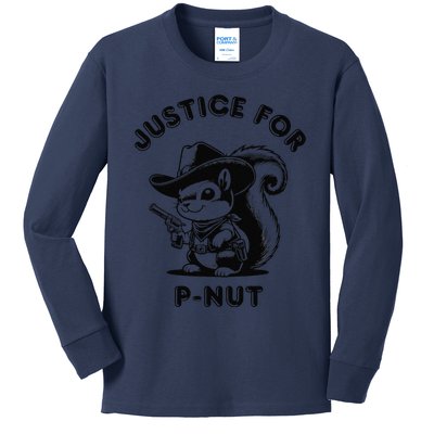 Justice For Pnut Special Squirrel Pnut Squirrel Kids Long Sleeve Shirt