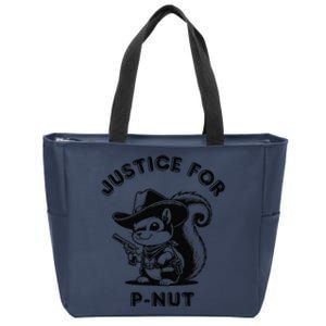 Justice For Pnut Special Squirrel Pnut Squirrel Zip Tote Bag