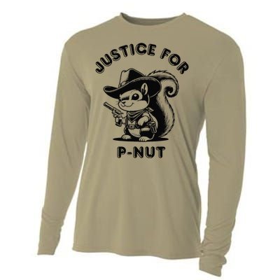 Justice For Pnut Special Squirrel Pnut Squirrel Cooling Performance Long Sleeve Crew