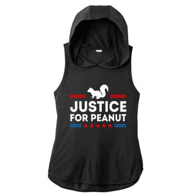 Justice For Peanut The Squirrels 2024 Ladies PosiCharge Tri-Blend Wicking Draft Hoodie Tank