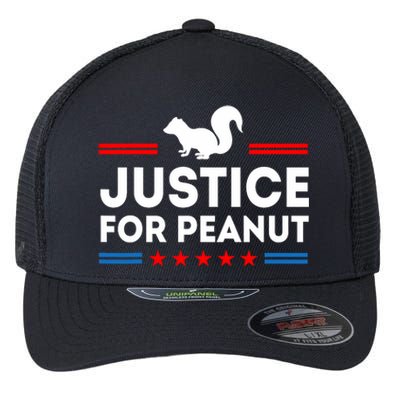 Justice For Peanut The Squirrels 2024 Flexfit Unipanel Trucker Cap