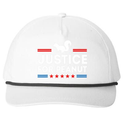 Justice For Peanut The Squirrels 2024 Snapback Five-Panel Rope Hat