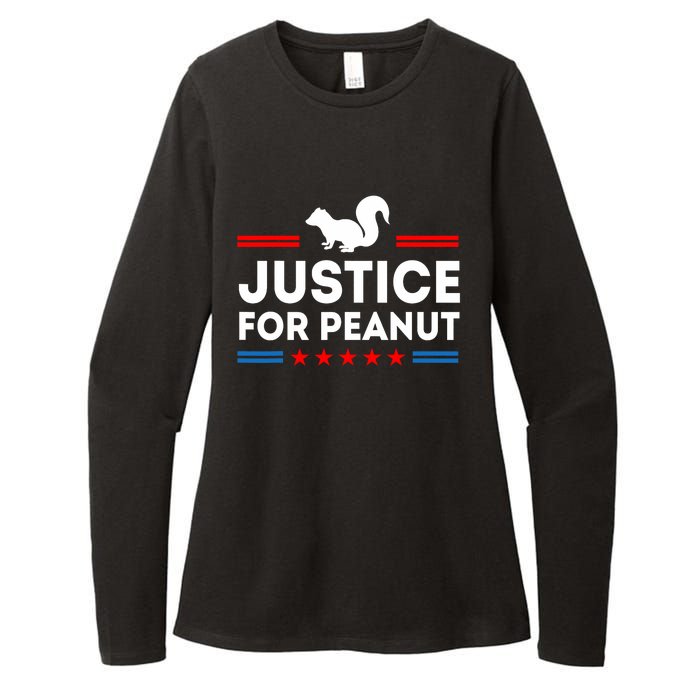 Justice For Peanut The Squirrels 2024 Womens CVC Long Sleeve Shirt