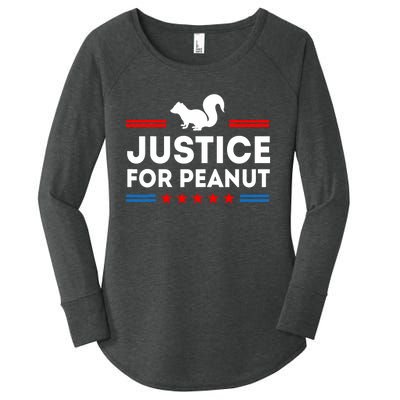 Justice For Peanut The Squirrels 2024 Women's Perfect Tri Tunic Long Sleeve Shirt