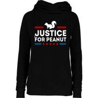 Justice For Peanut The Squirrels 2024 Womens Funnel Neck Pullover Hood