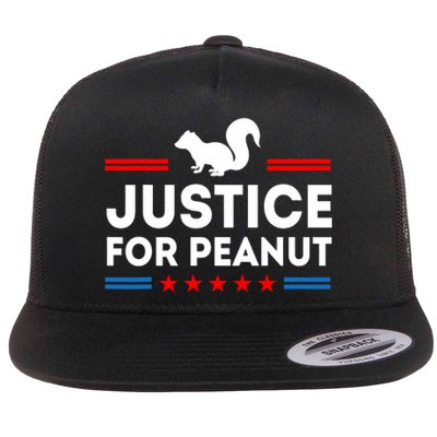 Justice For Peanut The Squirrels 2024 Flat Bill Trucker Hat