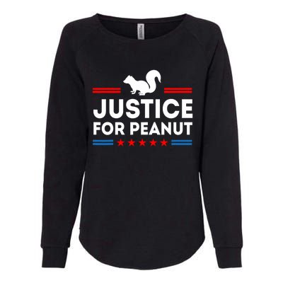 Justice For Peanut The Squirrels 2024 Womens California Wash Sweatshirt