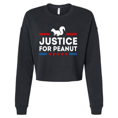 Justice For Peanut The Squirrels 2024 Cropped Pullover Crew