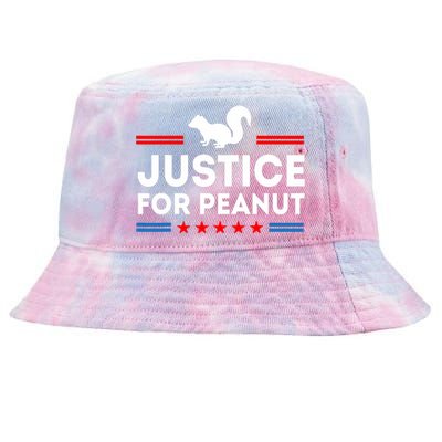 Justice For Peanut The Squirrels 2024 Tie-Dyed Bucket Hat