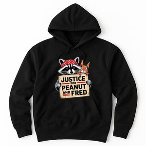 Justice For Peanut The Squirrel And Fred The Raccoon Hoodie