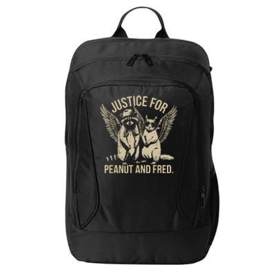 Justice For Peanut And Fred Peanut Squirrel Fred Raccoon City Backpack