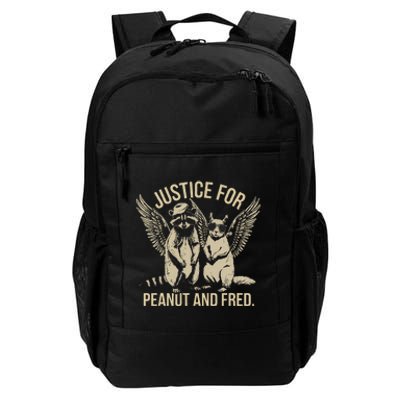 Justice For Peanut And Fred Peanut Squirrel Fred Raccoon Daily Commute Backpack