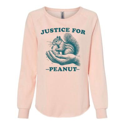 Justice For Peanut The Squirrel Peanut Squirrel Womens California Wash Sweatshirt