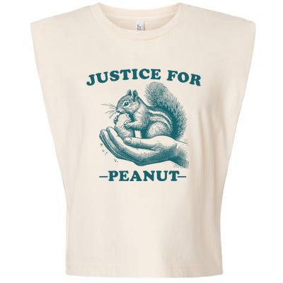 Justice For Peanut The Squirrel Peanut Squirrel Garment-Dyed Women's Muscle Tee