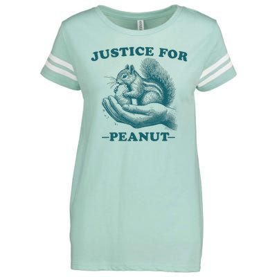 Justice For Peanut The Squirrel Peanut Squirrel Enza Ladies Jersey Football T-Shirt