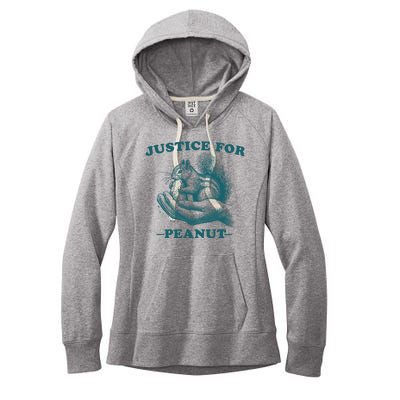 Justice For Peanut The Squirrel Peanut Squirrel Women's Fleece Hoodie