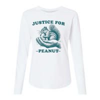 Justice For Peanut The Squirrel Peanut Squirrel Womens Cotton Relaxed Long Sleeve T-Shirt