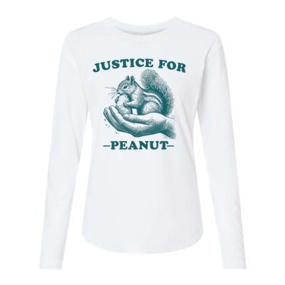 Justice For Peanut The Squirrel Peanut Squirrel Womens Cotton Relaxed Long Sleeve T-Shirt