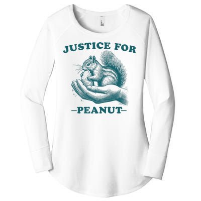 Justice For Peanut The Squirrel Peanut Squirrel Women's Perfect Tri Tunic Long Sleeve Shirt