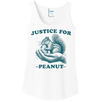 Justice For Peanut The Squirrel Peanut Squirrel Ladies Essential Tank