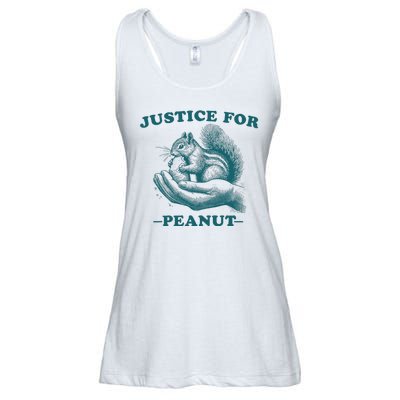 Justice For Peanut The Squirrel Peanut Squirrel Ladies Essential Flowy Tank