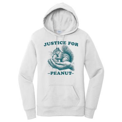 Justice For Peanut The Squirrel Peanut Squirrel Women's Pullover Hoodie