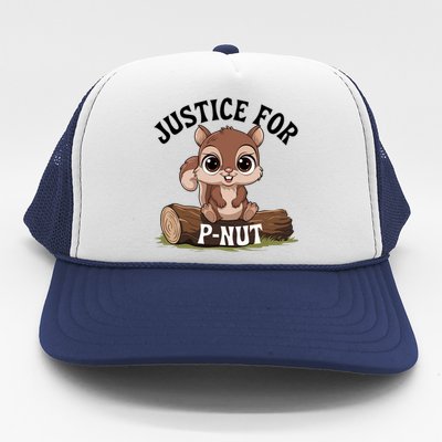 Justice For Pnut Special Squirrel . Pnut Justice Trucker Hat