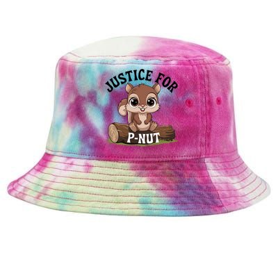 Justice For Pnut Special Squirrel . Pnut Justice Tie-Dyed Bucket Hat