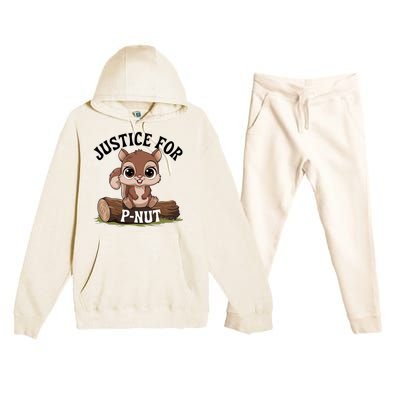 Justice For Pnut Special Squirrel . Pnut Justice Premium Hooded Sweatsuit Set