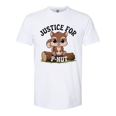 Justice For Pnut Special Squirrel . Pnut Justice Softstyle CVC T-Shirt