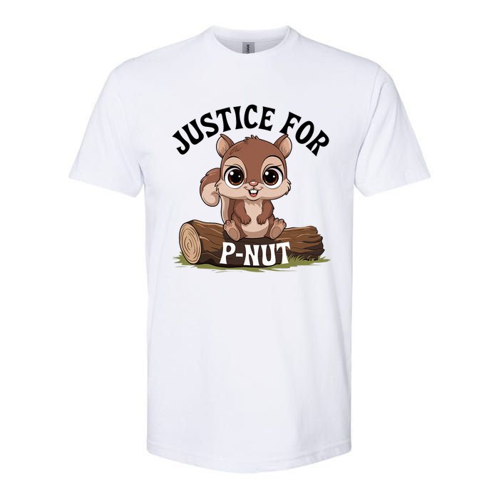 Justice For Pnut Special Squirrel . Pnut Justice Softstyle CVC T-Shirt