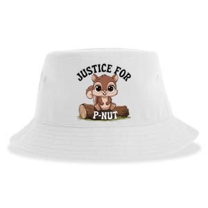 Justice For Pnut Special Squirrel . Pnut Justice Sustainable Bucket Hat