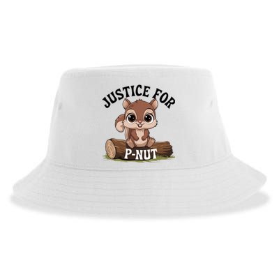 Justice For Pnut Special Squirrel . Pnut Justice Sustainable Bucket Hat