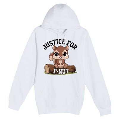 Justice For Pnut Special Squirrel . Pnut Justice Premium Pullover Hoodie