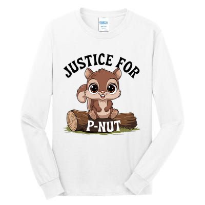 Justice For Pnut Special Squirrel . Pnut Justice Tall Long Sleeve T-Shirt