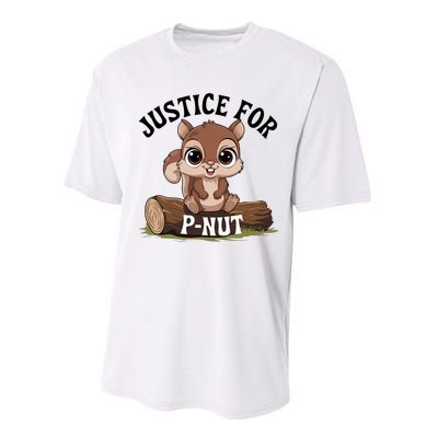 Justice For Pnut Special Squirrel . Pnut Justice Performance Sprint T-Shirt