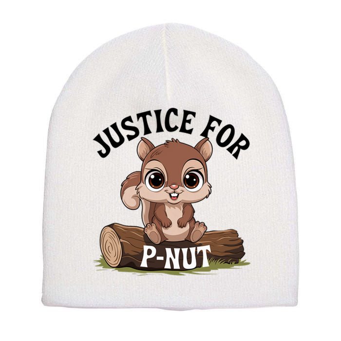 Justice For Pnut Special Squirrel . Pnut Justice Short Acrylic Beanie