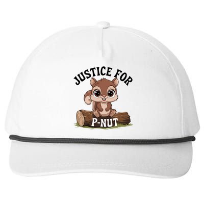 Justice For Pnut Special Squirrel . Pnut Justice Snapback Five-Panel Rope Hat